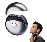 Electric Razors, 2025 New Electric Razor for Men, Portable USB Rechargeable Double Head Shaver, Mini Electric Shaver for Men, Waterproof Compact Razor, Home, Travel and Office Use (Silver)