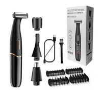 Electric Razors for Men Women, 4 in 1 Multifunctional Rechargeable Electric Shaver, Painless Body Razors and Facial Hair Remover, Waterproof Cordless Razor with Nose Hair Trimmer & Sideburns Trimmer
