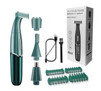 Electric Razors for Men Women, 4 in 1 Multifunctional Rechargeable Electric Shaver, Painless Body Razors and Facial Hair Remover, Waterproof Cordless Razor with Nose Hair Trimmer & Sideburns Trimmer