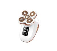 Electric Razors for Women 3 in 1 Rechargeable Shaver with Detachable Head 5D Wet Dry Hair Remover for Legs and Hands Rose Gold