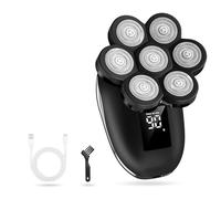 Electric Razors for Women,7D Gifts for Women,Cordless Electric Shaver with Detachable Head Wet/Dry Facial Hair Remover for Legs Painless Water Resistant (Black)