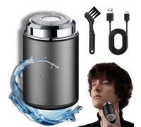 Electric Razors Mini Portable Electric Shaver for Men & Famale Pocket Size Capsule Razor for Mens Type-C Rechargeable ElectricShavers Men Waterproof Travel Shaver Powerful Mini Shavers for Mens