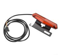 Electric Rear Light for E-Bike and Scooter with Brake and Flashing Function, 36V-48V Compatibility, 1800mm Cable, High Brightness for Safe Vision Day and Night, Simple