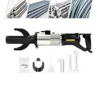 Electric Rebar Bender 1500W Hydraulic, Bends up to 1 Inch #4-25mm, Adjustable Angle 0-130 Degrees, Fast Bending in 5s for Efficient Metal Working