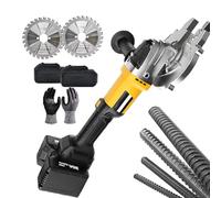 Electric Rebar Cutter - Hand Held Cold Saw with Brushless Motor for Spark-Free Operation, Includes Diamond Blades and High-Capacity Batteries for Efficient Metal Cutting