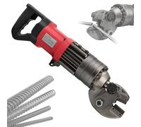 Electric Rebar Cutter, Handheld Hydraulic Rebar Cut Off Machine, 4-16mm Cutting Diameter, Portable Steel Bar Cutting Machine, for Construction Sites, Decoration, Building Materials(L-Type)