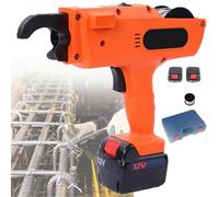 Electric Rebar Tie Tool, Handheld Automatic Wire Tying Machine with Tying Wire, Fast Knotting in 0.8s, 30-60mm Portable Amarradora Alambre para Varilla in Construction Civil Engineering,A