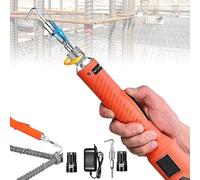 Electric Rebar Tying Machine, Automatic Wire Knotting Twister Pliers Bar Steel Tool with 6000mAh Battery, for Tying Fences, Ground Pipes, and Heating Networks