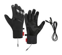 Electric Rechargeable Gloves - Cozy Driving Gloves, Electric Heated Gloves | Rechargeable Cold Weather Gloves, Touchscreen Compatible Gloves, Waterproof Snow Gloves for Outdoor Biker