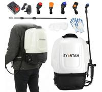 Electric Rechargeable Knapsack Pressure Sprayer 16L - Cordless 18V Lithium Battery Powered Backpack Garden Sprayer High Pressure Weed Killer, Fertiliser & Pesticide Sprayer for Farming & Lawn Care