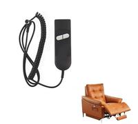 Electric Recliner Chair Control, Remote Handset For Single Motor Riser Lift Chair, 2 Button Switch With 160-200cm Cable Black