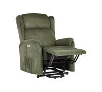 Electric Recliner Chair ELEGY Fabric Green