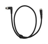 Electric Reel Power Cable for Daiwa Elbow 2 Pin - AC Supply with Copper Wire Black 1m Length(1m)