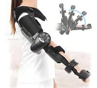 Electric Rehabilitation Device for Elbow Joint, Hinged Arm Exerciser with 0-110° Flexion, A/M Modes, 2-Speed Timing for Stroke Patients