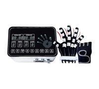 Electric Rehabilitation Robot Gloves,Household Hand Exerciser Rehabilitation Robot Gloves, Rehabilitation Auxiliary Training Gloves Finger Orthotics(Left,Medium)