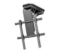 Electric Remote Control Ceiling Mount for 50-90 Inch TVs Adjustable Height Rotating Bracket Heavy-Duty TV Lift Perfect for Home Theater and Commercial Use