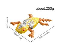 Electric Remote Control Lizard 35x16x4.5cm Rechargeable Wall Crawler Chameleon, Cool Toy Robot Gecko With LED Eyes, 360° Rotation RC Robot Lizard, For Kids Home Party Travel Birthday