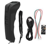 Electric Remote Controller, 2.4Ghz VX2 Wireless Remote and Receiver with Streamlined Designed and Anti-slip Wrist Strap for DIY Electric Skate Board