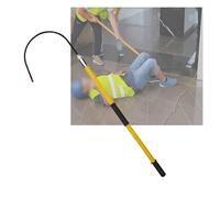 Electric Rescue Hook,High Voltage Insulated Rescue Hook,Electrician Tools Firefighting Emergency Pole,Quick-connect Interface(Yellow,300cm)