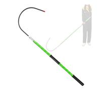 Electric Rescue Hook,High Voltage Insulated Rescue Hook,Portable Electrician Tools Firefighting Emergency Pole,for 10kv-220kv(Green,100cm)