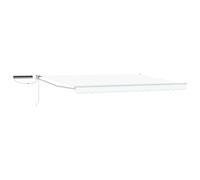 Electric Retractable Awning 100% Polyester and Aluminium Outdoor Shade vidaXL