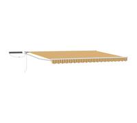 Electric Retractable Awning 100% Polyester and Aluminium Outdoor Shade vidaXL