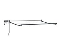 vidaXL Electric Retractable Awning Frame Anthracite 4 x 3 m Aluminium