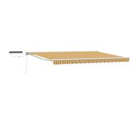 Electric Retractable Awning Polyester with PU coating Shade Solution vidaXL