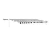 Electric Retractable Awning Polyester with PU coating Shade Solution vidaXL