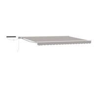 Electric Retractable Awning Polyester with PU coating Shade Solution vidaXL