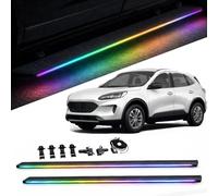 Electric Retractable LED Running Boards Compatible with Ford Escape 2020-2026 Durable Auto Deploy Anti-Slip Power Side Steps (Single LED Strip)