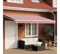 Electric Retractable ning 4x with LED Lights, Weatherproof Patio Canopy, Outdoor Sun e for Balcony Protect & Design - Ideal for Sun Safe & Aesthetic Appeal