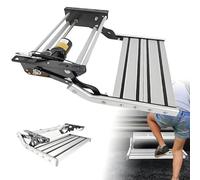 Electric Retractable RV Step, Foldable Camper Stair, Aluminum Alloy Non-Slip Pedal for Motorhomes Caravans Double 12V
