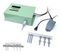 Electric Ribbon Winding Machine, Adjustable 1-999RPM, Automatic Reset, Forward/Reverse Functions, Foot Switch - Ideal for Ribbons, Webbing, and Straps