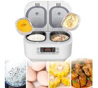 Electric Rice Cooker, 700W Multi-function, 1.5L Capacity, Intelligent Touch Screen, Non-Stick, Double Liner, 12H Appointment, Household Appliance