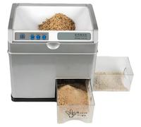 Electric Rice Hulling Machine, Automatic Grain Peeler for Light Brown and Germ Rice, 30KG/H Household Paddy Sheller for Efficient Milling and Processing