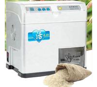 Electric Rice Milling Machine, 500W Automatic Grain Peeling Sheller, 30kg/h Cereals Huller Polisher for Paddy, Wheat, Barley