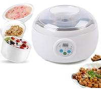 Electric Rice Wine Yogurt Natto Fermentation Machine, 1.5l Intelligent Natto Fermenting Machine, Constant Temperature Control, for Home Organic Yogurt, Cheese Maker, Natto Maker