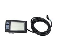 Electric Ride LCD Display | Weatherproof & Lightweight Scooter Panel 24V - 60V | Multi - Function Speed/PAS/Mileage Display | Compatible for 31.8mm & 22.2mm Handlebars