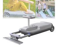 Electric Ride On Car for Kids, Portable Variable Speed Race Car with Floor Cleaning Function and Gradient Light for Fun Home Play