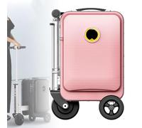 Electric Ride-On Suitcase Scooter for Travel and Business, Waterproof and Lightweight Design with Removable Battery