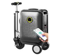 Electric Ride-On Suitcase with Telescopic Handle, 3-Speed Adjustment, App Control, External Charging Port, Removable Battery for Convenient Travel