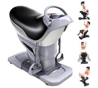 Electric Riding Simulator with LCD Display, 20 Speeds, 150kg Capacity, Shaking Fitness Trainer for Home Gym Waist Legs Hips Exercise