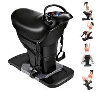 Electric Riding Simulator with LCD Display, 20 Speeds, 150kg Capacity, Shaking Fitness Trainer for Home Gym Waist Legs Hips Exercise
