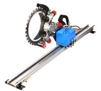 Electric Ring Saw with 150W Motor, Automatic Travel Function, Adjustable Cutting Depth, Wall Mount, One-Button Lifting for Brick Walls and Concrete 3m