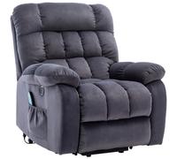 Power Lift Recliner Chair Electric Home Heat Massage Chair Single Sofa Armchair