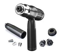 Electric Rivet Gun Heads, Hex Shank Blind Rivet Nut Drill Adapter for Cordless Drill, Ferrous Metal Riveting Tool Setter Kit