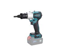 Electric Rivet Gun Powerful Brushless Electric Submachine Gun Automatic Riveting Nut Gun Riveting Tool M3M4M5M6M8M10(Gun n M3M4M5)