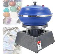 Electric Rock Tumbler, 6.2L Large Capacity with Quiet Operation, Adjustable Vibration Frequency for Grinding, Cutting, Polishing Small Workpieces