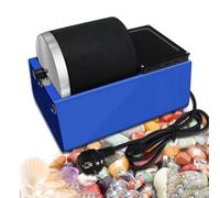 Electric Rock Tumbler for Polishing Gemstones, Crystals, Stone, Glass, Metal with Leakproof Barrel and Silent Motor